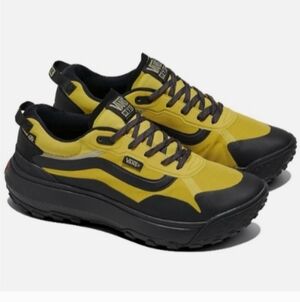 New With Box Vans MTE Crosspath Black/Yellow Hiking Trail Sneakers Mens
